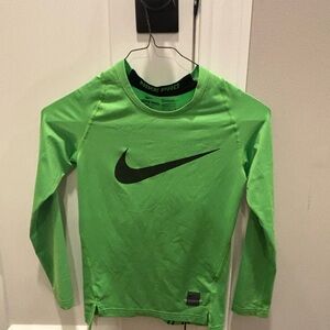Nike Pro Dri-FIT Green Compression Shirt